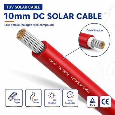 10 mm DC solcellskabel