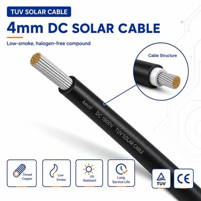 4 mm DC solcellskabel