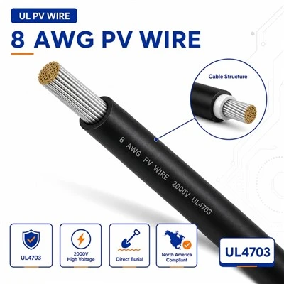 8 AWG PV-kabel